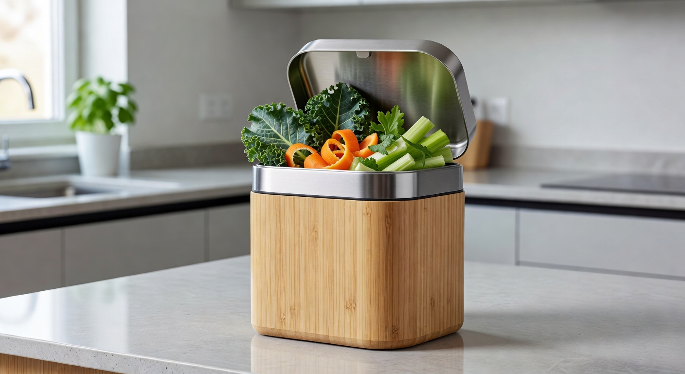 Cubo Compost de Bambú
